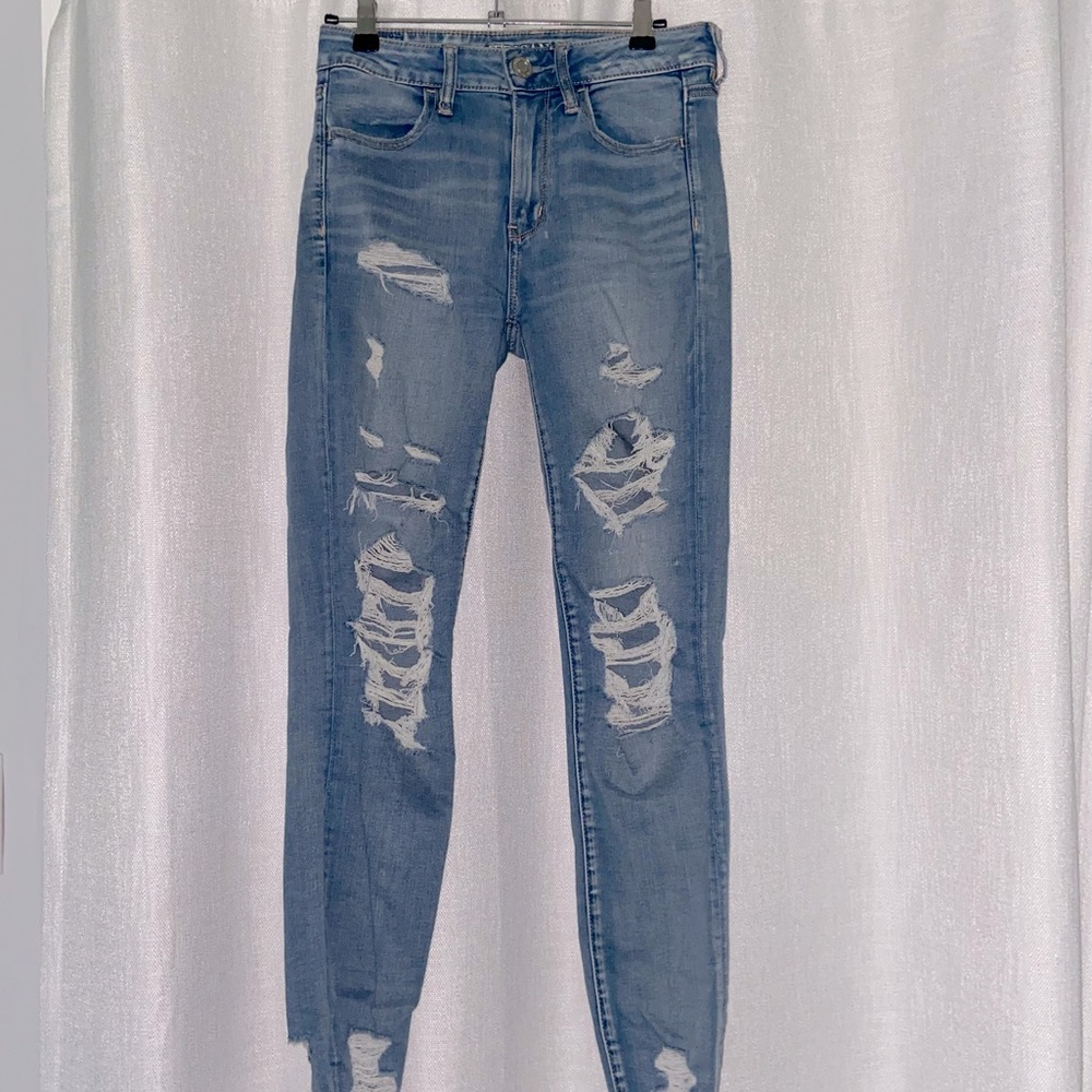 American Eagle Ripped Skinny Jeans